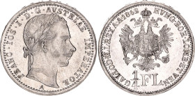 Austria 1/4 Florin 1862 A