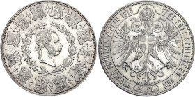 Austria 2 Florin 1873 (1973) Restrike "Vienna Shooting Festival"