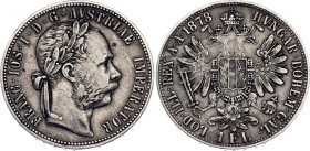 Austria 1 Florin 1878