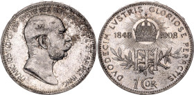 Austria 1 Corona 1908