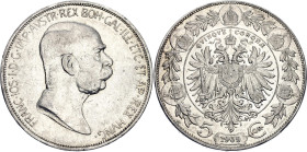 Austria 5 Corona 1909
