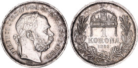 Hungary 1 Korona 1893 KB