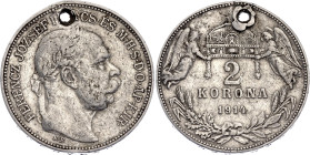 Hungary 2 Korona 1914 KB Key Date