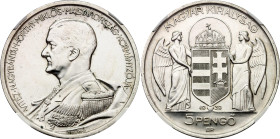 Hungary 5 Pengo 1939 BP NGC UNC