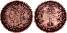 Ceylon 1 Cent 1870