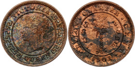 Ceylon 1/4 Cent 1901