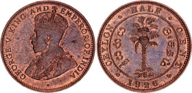 Ceylon 1/2 Cent 1926