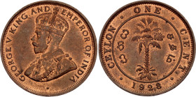 Ceylon 1 Cent 1928
