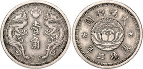 China Manchukuo 1 Chiao 1935 (2)