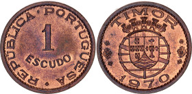 East Timor 1 Escudo 1970