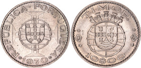 East Timor 10 Escudos 1970