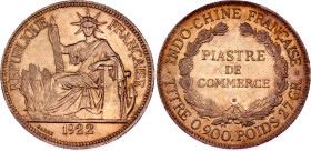 French Indochina 1 Piastre 1922 H