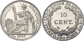 French Indochina 10 Centimes 1937