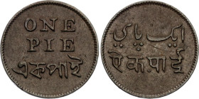 India Bengal 1 Pie 1831 - 1835 (ND)