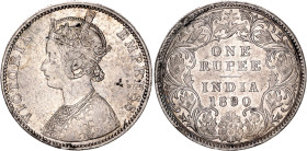British India 1 Rupee 1890