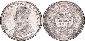 British India 1 Rupee 1919