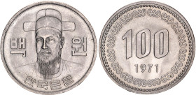 South Korea 100 Won 1971