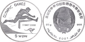 Korea 5 Won 2001
