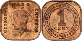 Malaya 1 Cent 1943