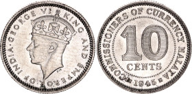 Malaya 10 Cents 1945