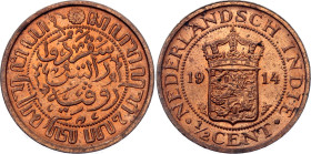 Netherlands East Indies 1/2 Cent 1914