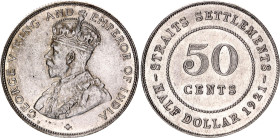 Straits Settlements 50 Cents 1921