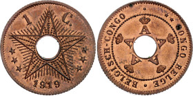 Belgian Congo 1 Centime 1919