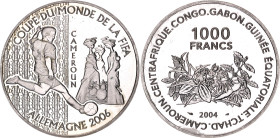 Central African States 1000 Francs 2004
