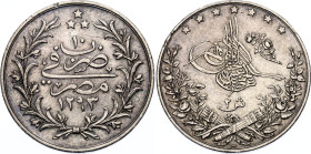 Egypt 2 Qirsh 1884 W AH 1293//10