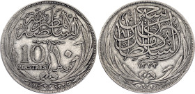 Egypt 10 Piastres 1917 H AH 1335