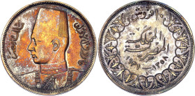 Egypt 10 Piastres 1939 AH 1358