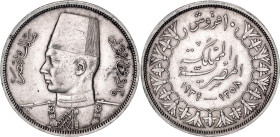 Egypt 10 Piastres 1939 AH 1358