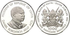Kenya 1000 Shillings 1991 NGC PF69 ULTRA CAMEO
