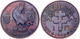 Madagascar 1 Franc 1943