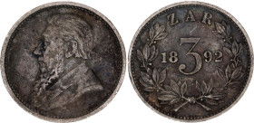 South Africa 3 Pence 1892