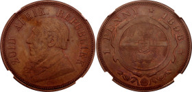 South Africa 1 Penny 1898 NGC MS62 BN