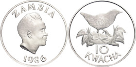 Zambia 10 Kwacha 1986