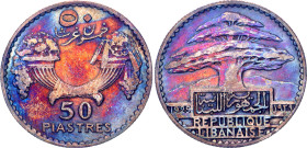 Lebanon 50 Piastres 1929