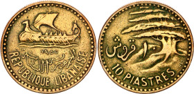 Lebanon 10 Piastres 1955