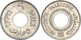 Palestine 5 Mils 1927