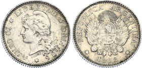Argentina 10 Centavos 1882