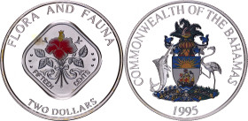 Bahamas 2 Dollars 1995