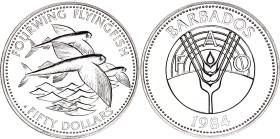 Barbados 50 Dollars 1984