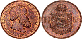 Brazil 10 Reis 1869