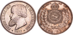 Brazil 1000 Reis 1877