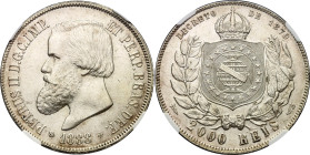 Brazil 2000 Reis 1888 NGC MS64