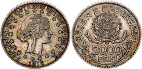 Brazil 2000 Reis 1913