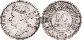 British Honduras 50 Cents 1894