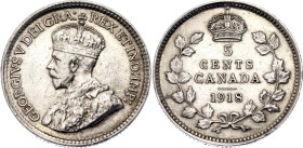 Canada 5 Cents 1918