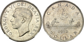 Canada 1 Dollar 1952 NGC AU58